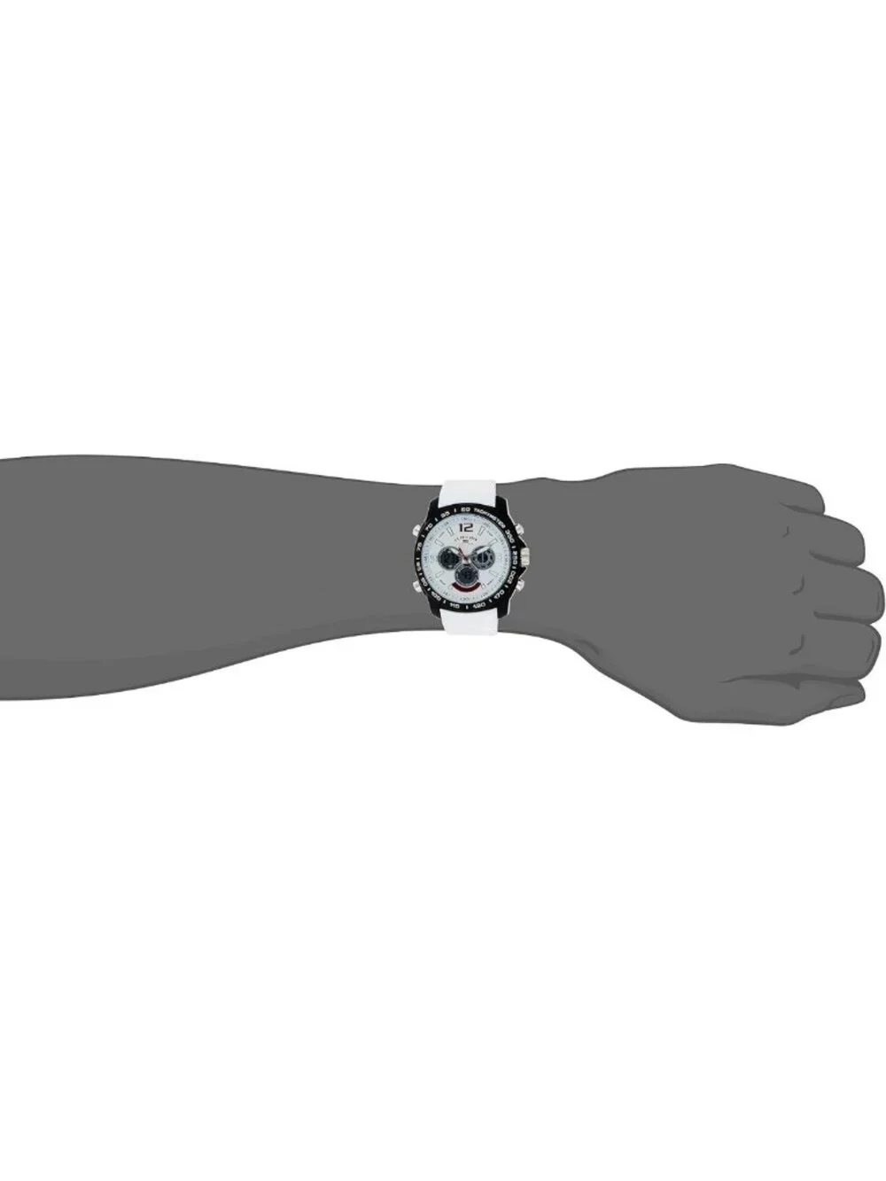 Men's Chronograph Sport Watch - Ana-Digital Display, Tachymeter, Dual Time